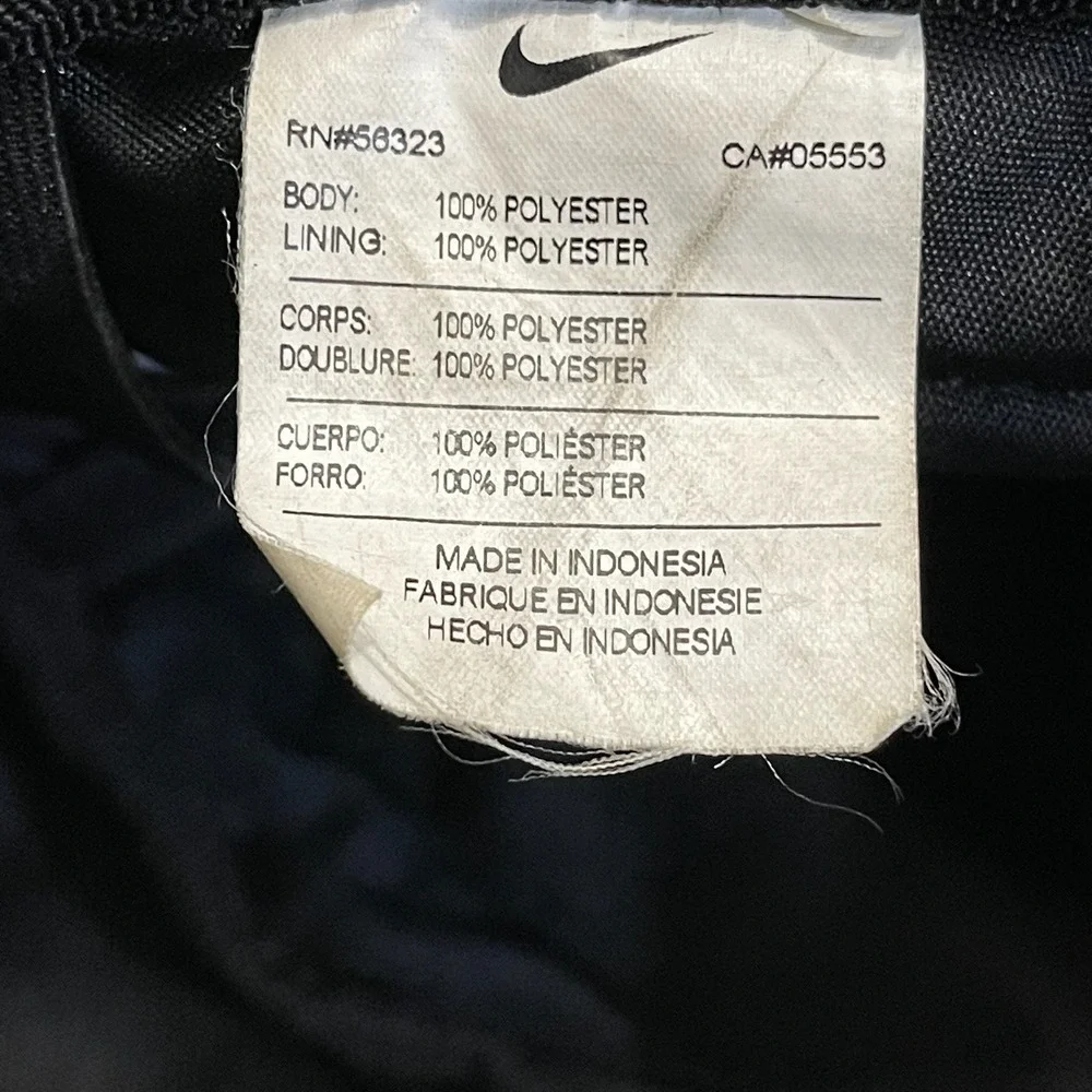 Nike BA4595-067 Max Air Black Polyester Athletic School Work Travel Backpack Bag